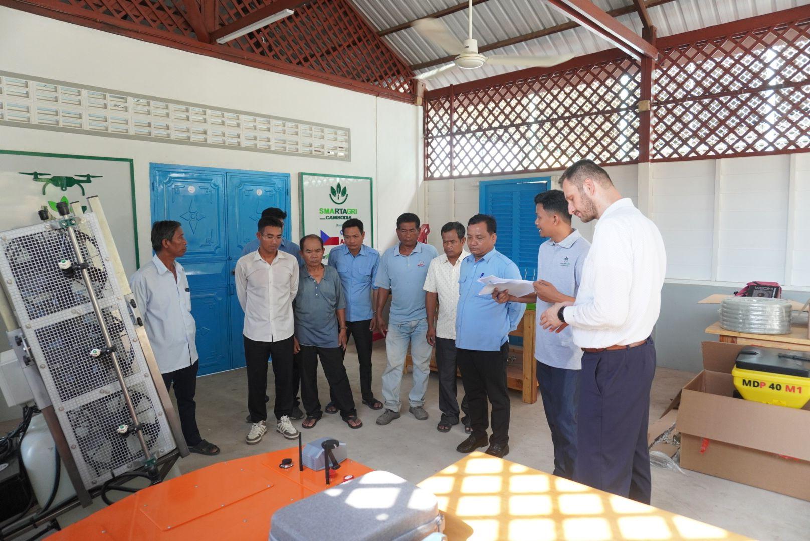 Technical Training on Agricultural Machinery Conducted at Battambang Institute of Technology (BIT)’s Center for Smart Agriculture