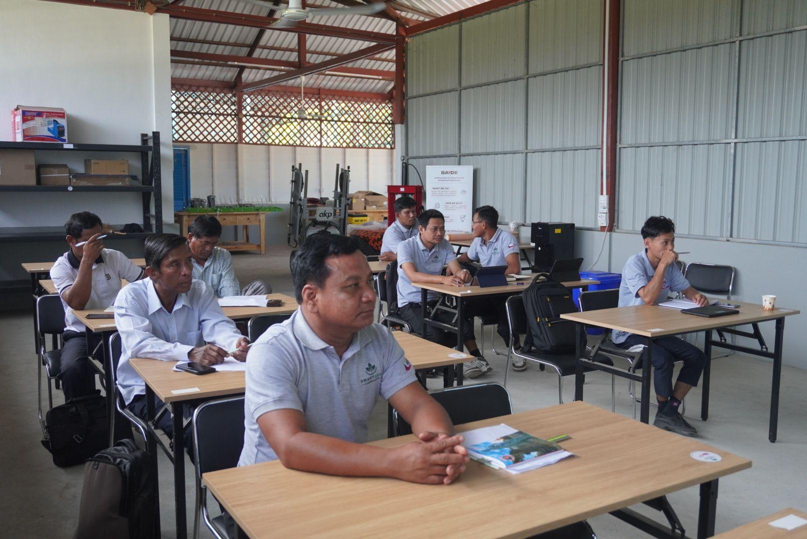 Technical Training on Agricultural Machinery Conducted at Battambang Institute of Technology (BIT)’s Center for Smart Agriculture