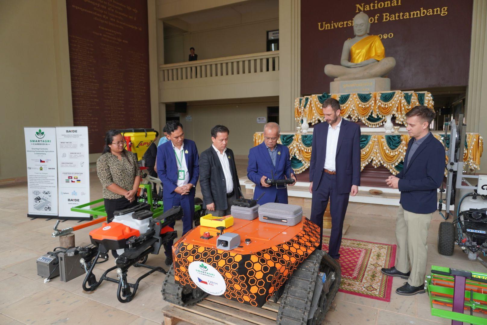 Smart Agricultural Machinery from the Czech Republic Delivered and Assembled in Battambang