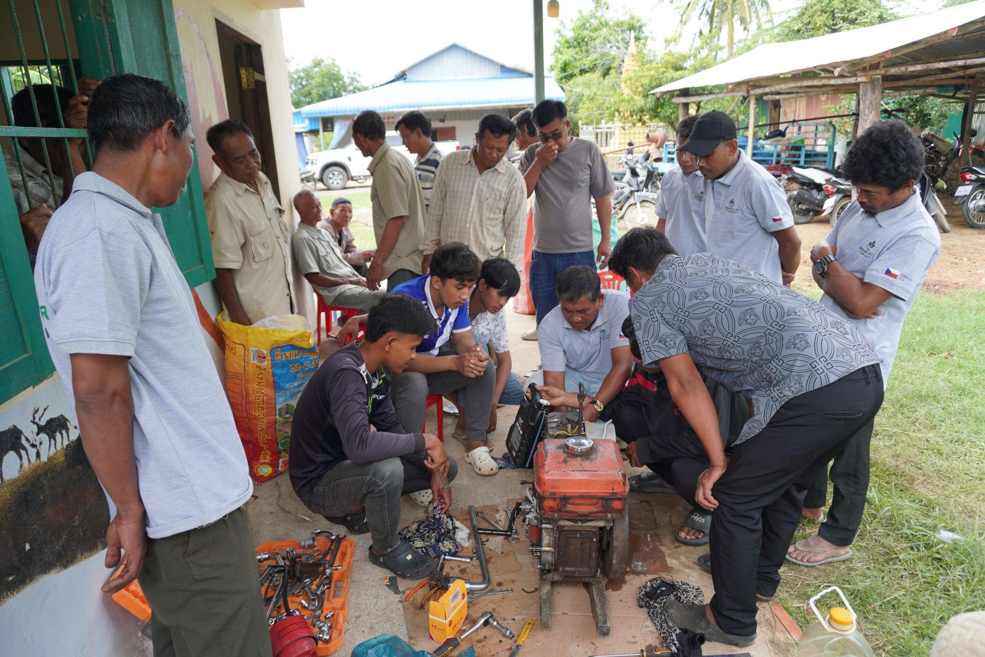 Power Tiller Repair and Maintenance Training Supports Farmers in Reducing Harvest Losses