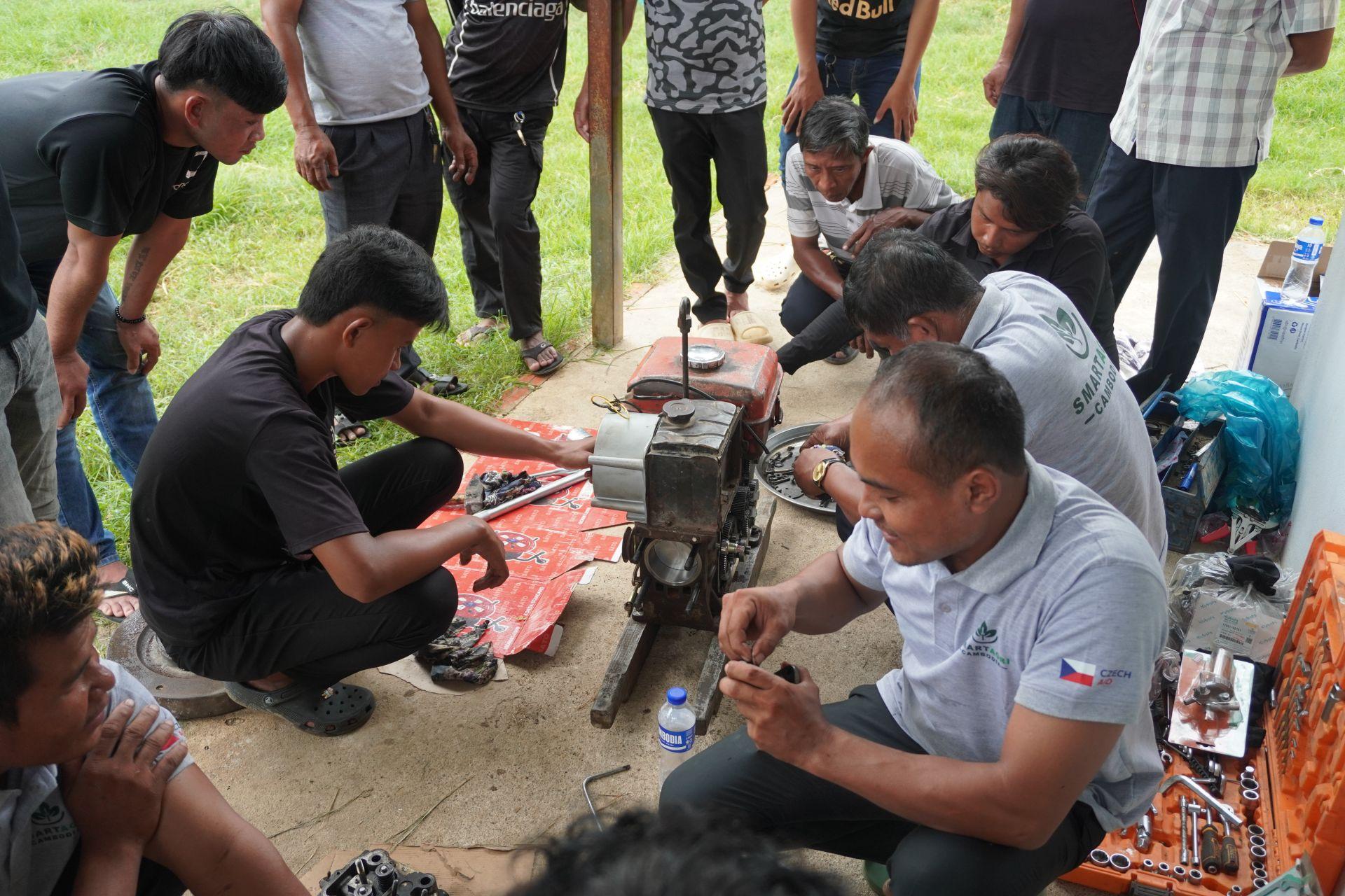 Power Tiller Repair and Maintenance Training Supports Farmers in Reducing Harvest Losses